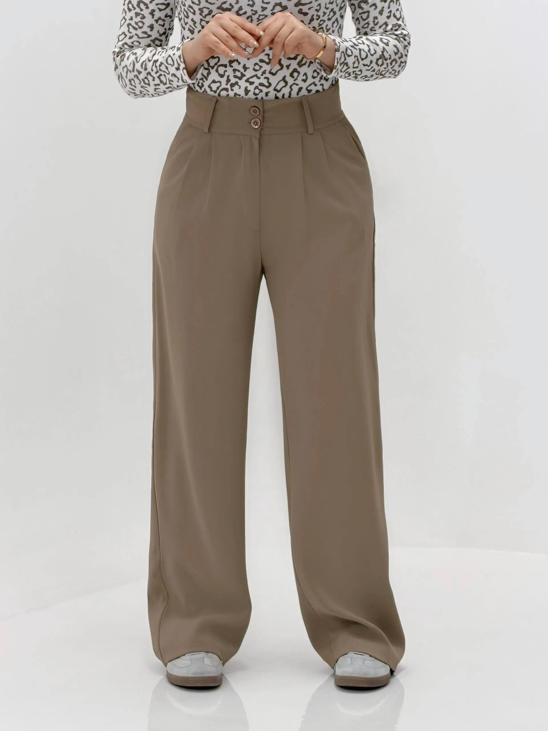 3816-شلوار کرپ واید کد 330